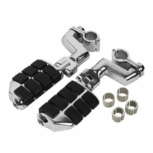 Repose-pieds de moto pour Goldwing GL1800 de 22 à 35 mm avec pinces de fixation