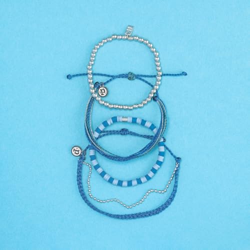 Pura Vida Bracelet Deep Sea Bracelet Stack, 4 Stackable Bracelets for Women4