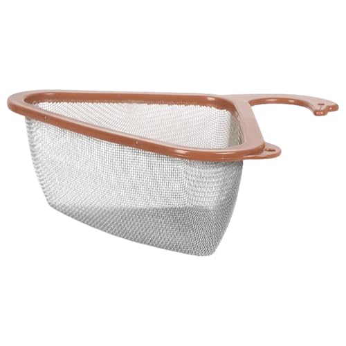 Swan Drain Basket – Scarico triangolare per lavandino, rubinetto di fissaggio cestello filtrante | Cestino di scarico a cigno per lavello da cucina, cestino di scarico a di cigno per appendere