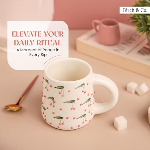 Image of Cups & Mugs - Coffee Mugs Set of 2 - Tea Cup - Ceramic Coffee Cup, Elegant Gift Pack, Microwave and Dishwasher Safe, Stylish Modern Design for Home & Office,PinkPop Mug