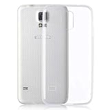 [page_title]-Roar Handy-Hülle für Samsung Galaxy S5 Mini, Hülle Transparent Silikon, Schutzhülle Silikonhülle [0.8mm Ultra Slim Case, Clear Cover, Durchsichtig, TPU Silikon]