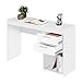 Techni Mobili Computer Home Office or Bedroom Storage & Drawers Ideal for Small Spaces Writing Desk, 47.6