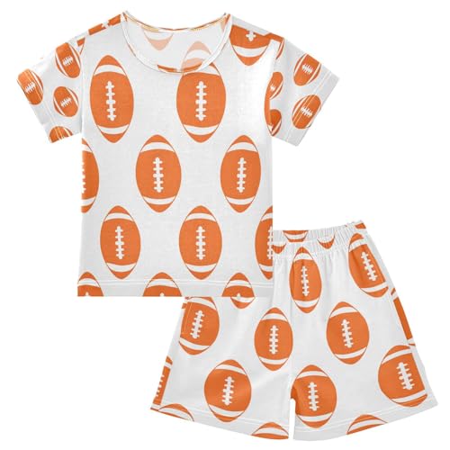 senya Short Sleeve Pajamas Sets Summer Cotton Sleepwear Brown Rugby Shadow