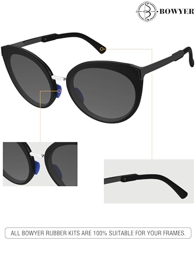Image of Bowyer 1 Pair Replacement NosePads Compatible with Oakley Frogskins Range /Frogskins Range XL /Top Knot /HSTN /Wildrye /Sielo