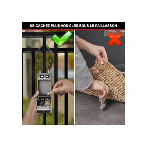 Boîte à clé pour location Airbnb et partage d'accès sécurisé Master Lock - 9