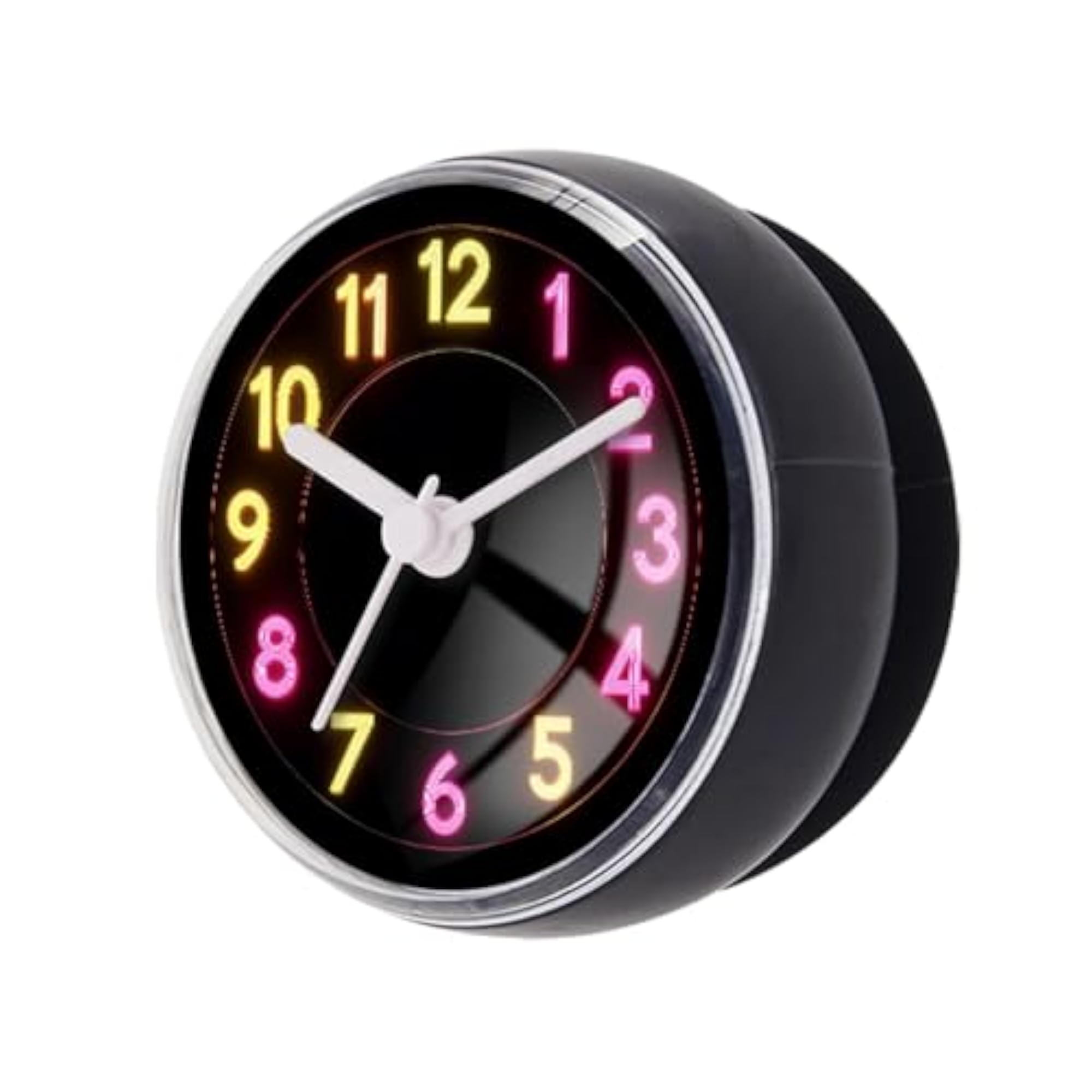 3x Waterproof Bathroom Clock Modern with Suction Cup