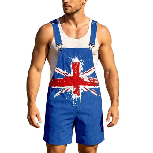 Mono estampado británico hombre soluciona el vestir diario casual de forma rápida y cómoda