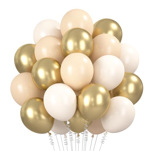 Luftballons Beige Apricot Gold, 60 Stück Beige Creme Latex Ballons, Nude Helium Luftballons, Aprikose Gold Metallic Ballons Mit Band für Geburtstag Hochzeit Jubiläum Babyparty Dekoration Luftballons Beige Apricot Gold, 60 Stück Beige Creme Latex Ballons, Nude Helium Luftballons, Aprikose Gold Metallic Ballons Mit Band für Geburtstag Hochzeit Jubiläum Babyparty Dekoration