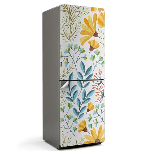 Vinilo para nevera resistente a rayones y 100% impermeable con patrón floral 2