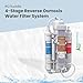 Aquatic Life RO Buddie 4-Stage Reverse Osmosis Deionization Water Filter System RO/DI Filtration Units for Aquarium, 50 GPD
