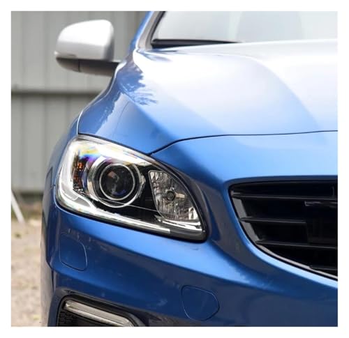 Lentille d'abat-jour Volvo S60 anti-jaunissement pour phare droit