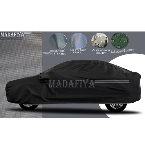 Image of Heavy-Duty Car Cover for Compatible with Maruti Swift (2005 to 2025 All Models) Deluxe Car Protection Cover - Waterproof & UV-Resistant All-Season Exterior Protection
