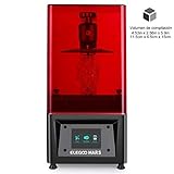 impresora 3d resina 【Inteligente y Conveniente】3.5'' pulgadas de pantalla táctil color equipado con el último sistema de 5.0 de ChiTu ELEGOO hacen muy fácil para la impresión fuera de línea. La plataforma de construcción con equilibrio de estructura dentro de la bola de acero le permite comenzar la impresión dentro de 5 minutos después de la asamblea.
