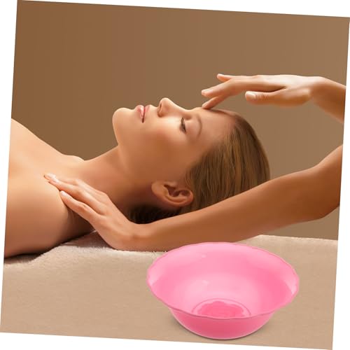 Set de 3 lavabos redondos de plástico portátiles para lavado facial miniatura 5