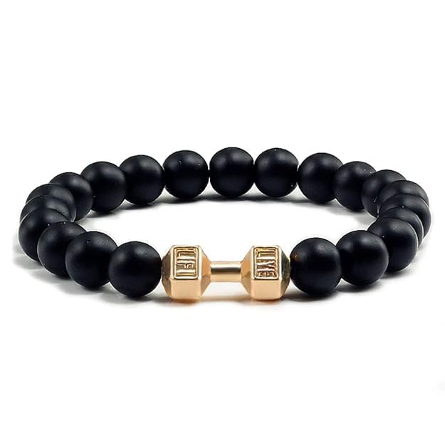DPV GLOBAL Natural Agate Lava Onyx Obsidian Semi Precious Stones Dumbbell Charm Reiki Chakra Healing Crystal 8mm Gemstones Beads Bracelet for Men and Women (B0CYSTPDY2) Amazon Price History, Amazon Price Tracker