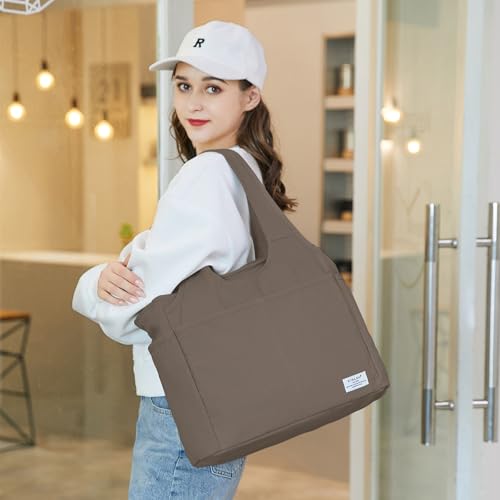 Image of KYALOU Utility Large Tote Bag, Women Casual Shoulder Bags for Work School Gym Beach Travel Shopping Grocery | Utility