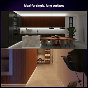 PHILIPS Hue Indoor 10 Ft Smart RGBWW LED Solo Lightstrip Base Kit, 1 Pack, Control with Hue App, LED Strip Lights Compatible with Alexa, Google Assistant and Apple HomeKit — photo 5 of 6