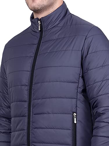 Image of KOTTY Men's Nylon Regular Solid Stylish Designed for Comfort and Warmth Puffer Jacket