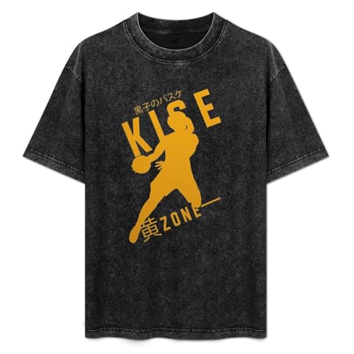 Saicheng CoByda Kise Yellow Zone Kuroko No Basket Sports Series Men's Black Hooded Unisex Sweatshirt T-Shirt Black S