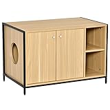 ✅ EXCELLENT NIVEAU DE FINITION : portes avec fermetures magnétiques et charnières solides, meuble sur pied, étagère réglable en hauteur