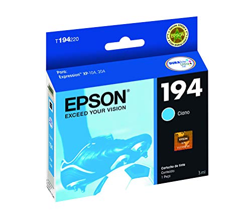 Cartucho de Tinta Original Epson 194 Ciano T194220 para XP-204 XP-214
