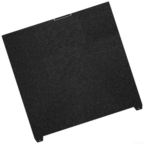 Cre-ality K2 Plus 3D P-rinter Build Plate, PEI Coated Spring Steel Sheet, Double-Sided Flexible Printing Platform, High Temperature Resistant, 370x370x0.5mm, Compatible with PLA/ABS/ASA/PETG/TPU/PC