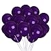 Treasures Gifted Dark Purple Balloons - Matte Violet Purple Balloons - 12 Inch Purple Balloons, Latex - Large Plum Balloons Bulk - Happy Birthday Balloons - Deep Purple Balloons 36 Pack