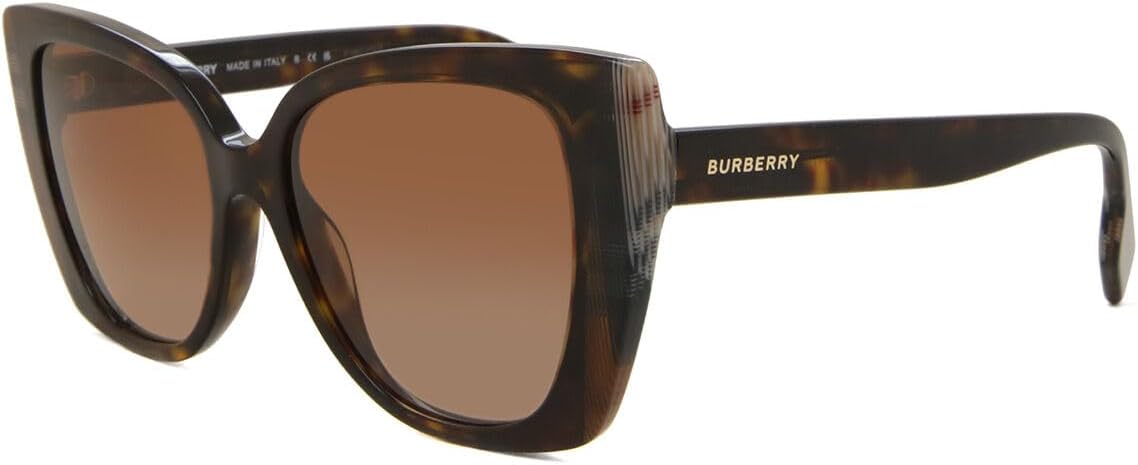 BURBERRY Sunglasses BE 4393 405313 Meryl Dark Havana/Check Brown - Image 2