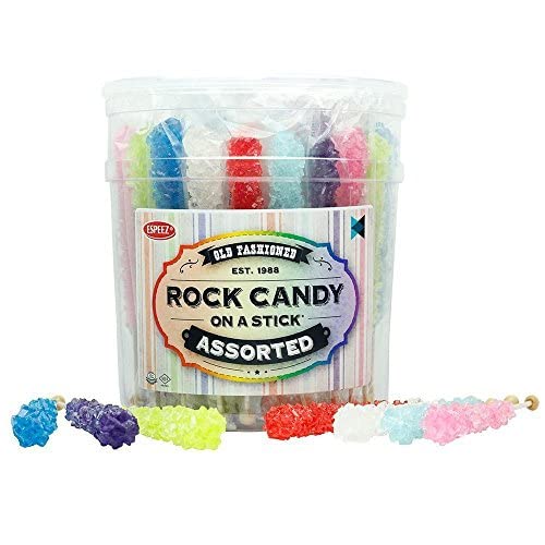 Bastones de caramelo cristal surtidos - Tubo de 36 miniatura 2