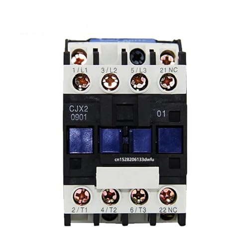Contactor de potencia CJX2-0901 NC AC trifásico 9A 220V para motores eléctricos 4