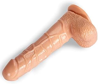 19CM Dídlo realista de pele de com ventosa para mulheres, brinquedo macio de PVC, Dîld, massagem relaxante feminina para homens e mulheres