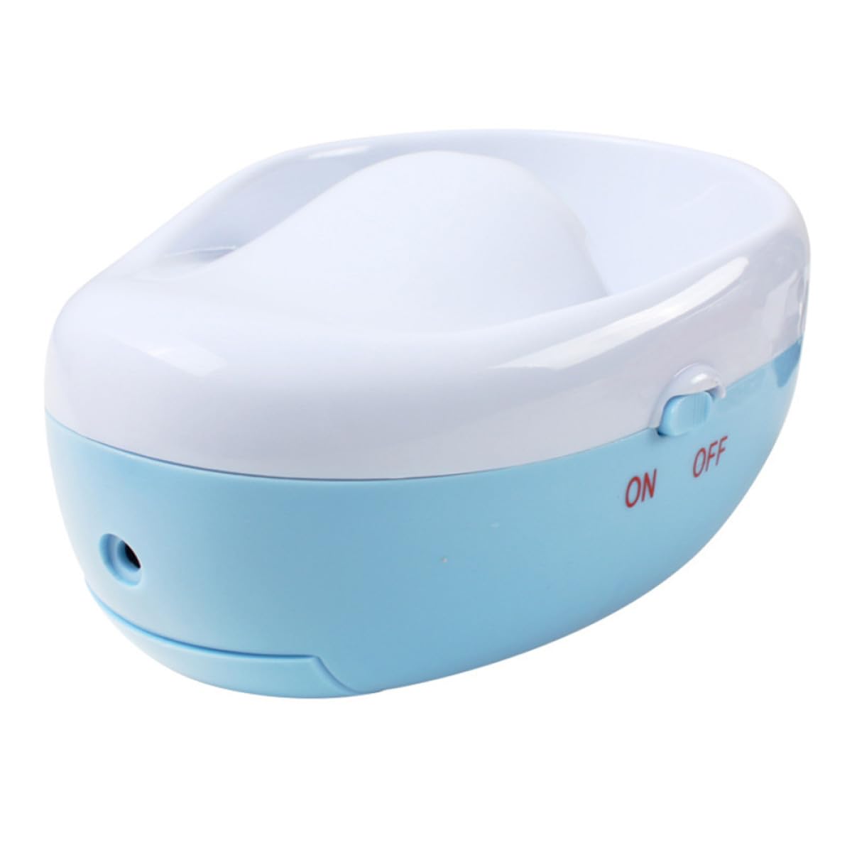 PLAFOPE Recipiente para Remojar Uñas Azul de Abs Eliminación de Uñas Postizas, Adecuado para Uso en Casa y Salón, 1 Set Compacto y Ligero