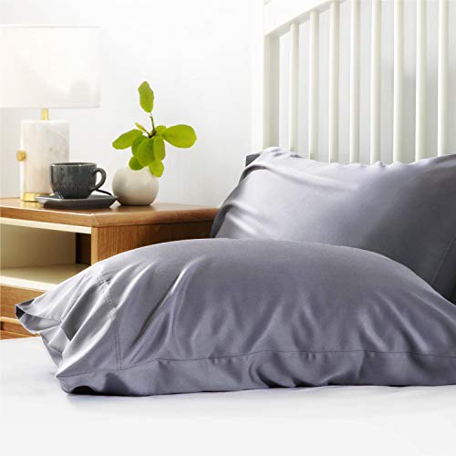 Bedsure Cooling Bamboo Pillowcases Set of 2 Breathable Cool Ultra
