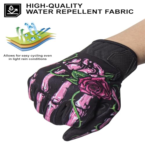 Cycling Gloves For Cold Weather Waterproof, Winter Gloves For Men Women With Touch Screen, Driving G