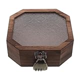 Rangement compact : de forme carrée et compacte, cette boîte de rangement en bois est idéale pour les petites coiffeuses, pour une organisation quotidienne ou comme boîte à souvenirs sur votre bureau. elle peut également servir de porte-boucles d'oreilles ou de boîte de rangement décorative