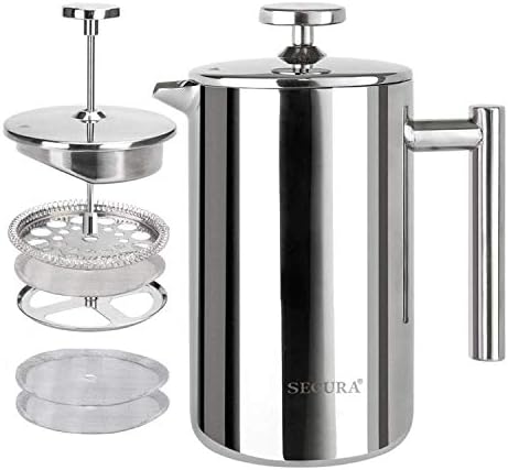 Secura French Press Coffee Maker, 304 