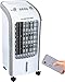 Produktbild JUNG DUNLOP mobile Klimaanlage ohne Abluftschlauch, mit Fernbedienung, Timer, leiser Ventilator mit Wasserkühlung, Klimagerät Mobil, 80W, Lüftkühler leise