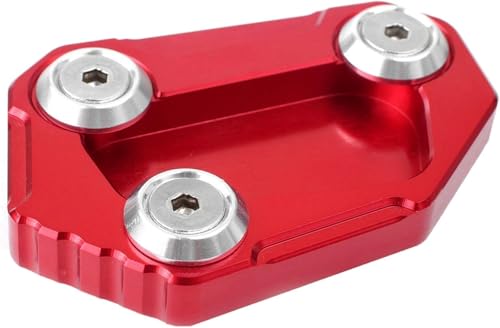 Extension béquille moto S1000R évitez les chutes de votre pied latéral CNC rouge