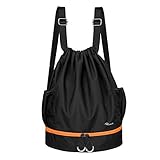 【SE SEPARACIÓN LIMPIA Y SUCIA】: La bolsa con cordón de Ryaco es una bolsa maravillosa que cuenta con un compartimiento de plástico transparente en el compartimiento principal, que le permite llevar sus artículos limpios y sucios (secos y húmedos) en una misma bolsa pero con un compartimento diferente, ideal para trajes de baño, cambio de ropa u otros Artículos húmedos que no goteen agua.