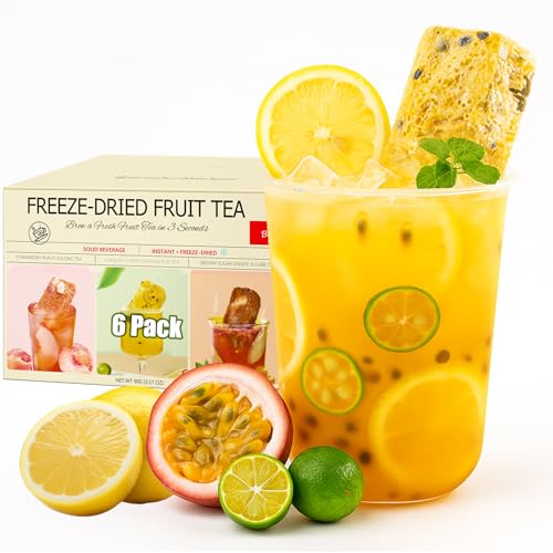 Binkago Passion Fruit Kumquat Lemon Fruit Tea 6 Pack
