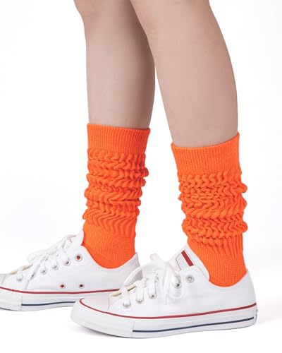 Image of HONGTEYA Slouchy Socks Women Knee High Soft Cozy for Boot