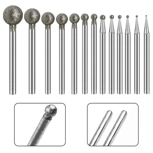 Set de 5 fresas diamantadas 0.5-8mm para herramientas eléctricas miniatura 6