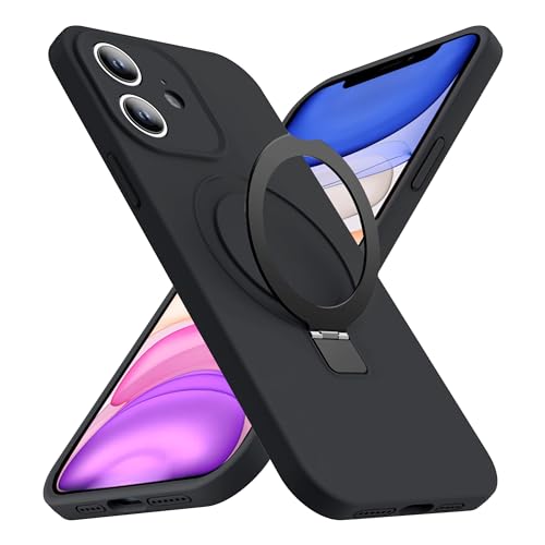 Designed for iPhone 11 Case with Magnetic Invisible Stand Compatible