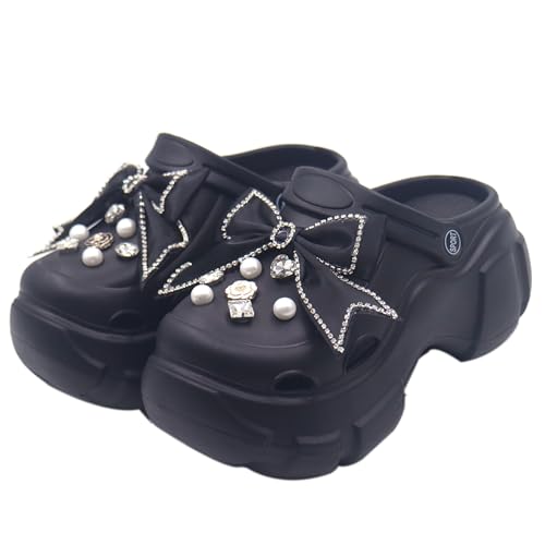 [hotidea] T_ fB[X  NbO DIY { _Ch ANZT[ ϋv̂ NbOT_ T{ t@bVT_ o[ ʋC Ȃ women clogs eva sandals_ubN_24.0-