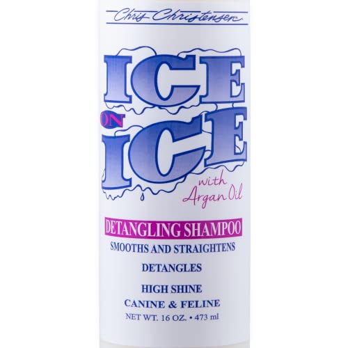 Chris Christensen Ice On Ice Strengthening Dog Shampoo, Groom Like A Professional, Revives Dry, Damaged Coats And Strands, All Coat Types, Made In Usa, 16Oz #TOP2