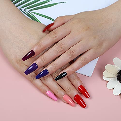 COSCELIA UV Nagellack,gelnägel set nägel bastelset farbgel gel nagellack weihnachtsdeko maniküre set,weihnachtsgeschenke… – Bild 6