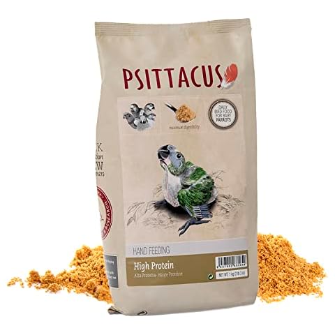 Psittacus High Protein Hand-Feeding Formula 2.2 lb | Diet for Baby Amazons, Cockatoos and Ringneck Parrots | Premium Food for Birds, 100% no-GMO Cover