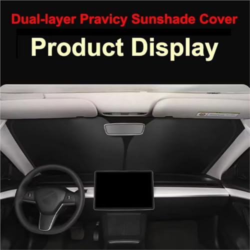Déflecteur de soleil Tesla Model Y 2026 MESKEL ajustement premium - 2