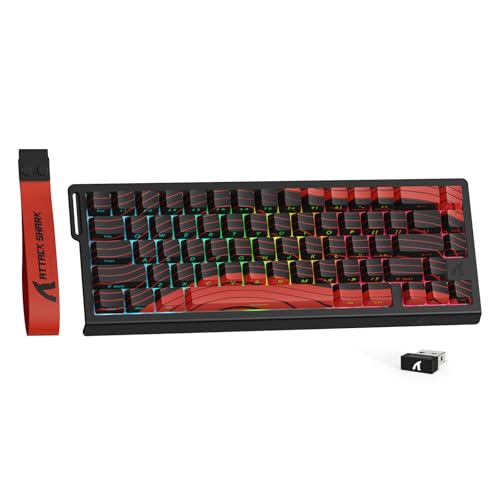 Clavier Gaming sans Fil X68PRO HE 65% pour Jouer et Travailler sur PC et Mac