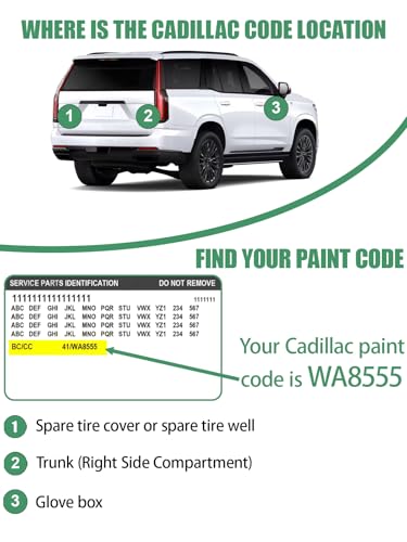 Image of Stellar Black Metallic(GB8 /WA384A) Touch Up Paint Pen for Cadillac,Car Paint Scratch Repair Pen Quick and Easy Fix Auto Paint Scratch
